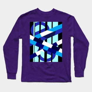 Complex-Pattern Long Sleeve T-Shirt